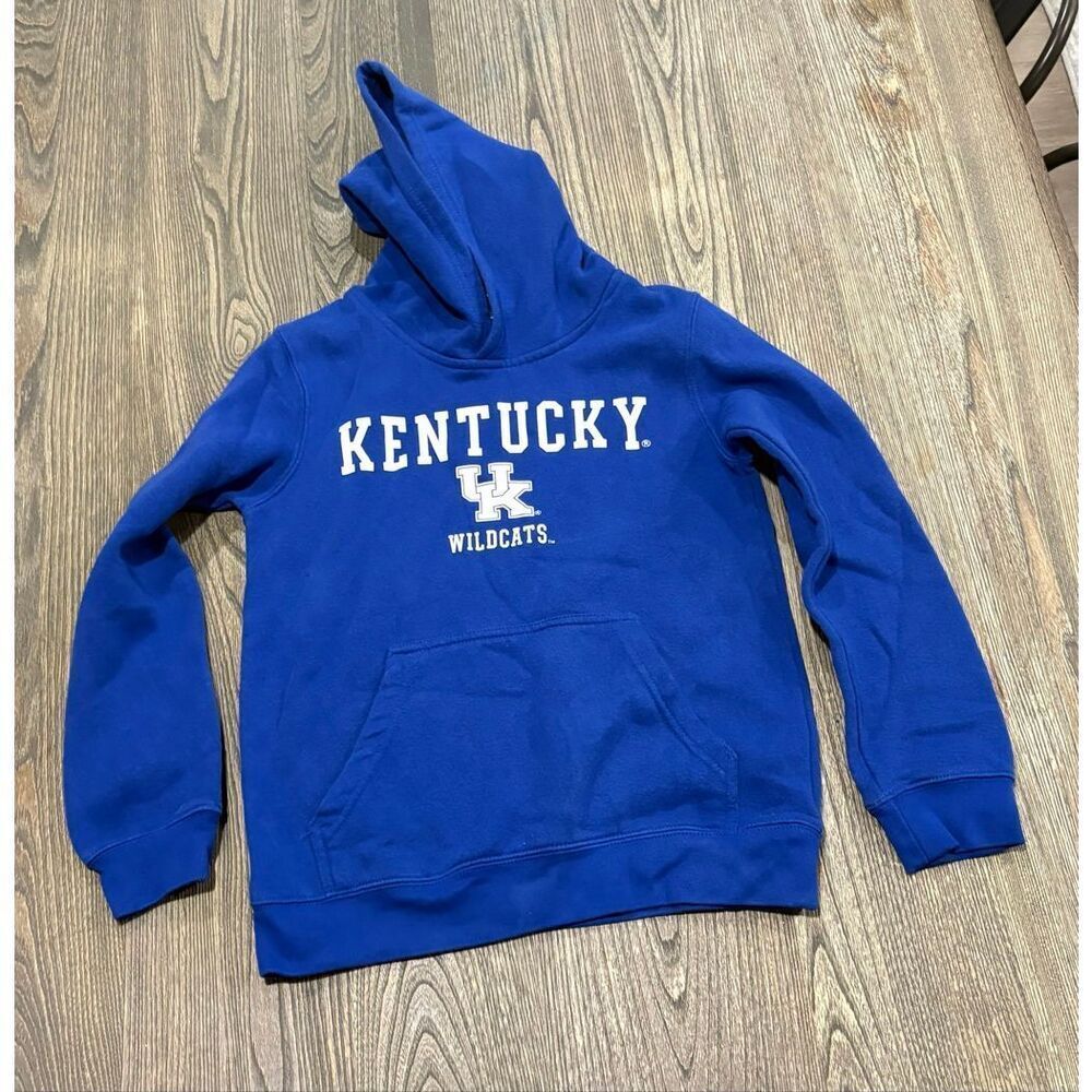 Gen 2 Youth Boys University Of Kentucky Wildcats Hoodie Pullover Blue Size L